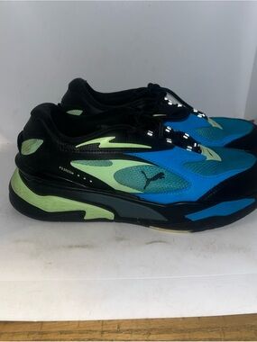Puma RS-FAST LS LightSense Black Ocean Dive 385707-01 Men Sneaker Shoes Sz 8